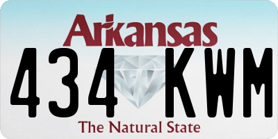 AR license plate 434KWM