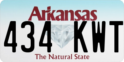 AR license plate 434KWT