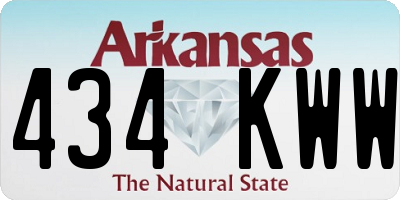 AR license plate 434KWW