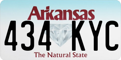 AR license plate 434KYC