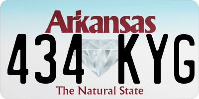 AR license plate 434KYG