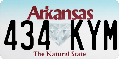 AR license plate 434KYM