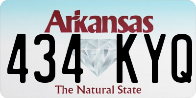 AR license plate 434KYQ