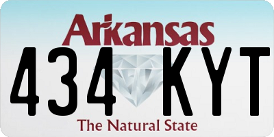 AR license plate 434KYT
