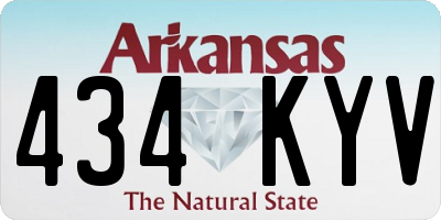AR license plate 434KYV