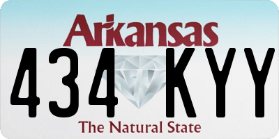 AR license plate 434KYY