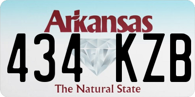 AR license plate 434KZB