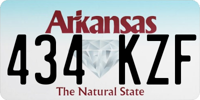 AR license plate 434KZF
