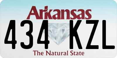 AR license plate 434KZL
