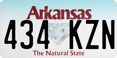 AR license plate 434KZN