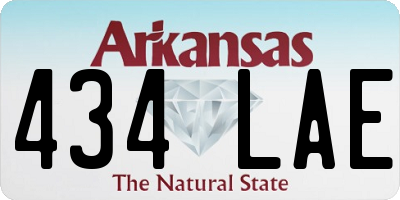 AR license plate 434LAE