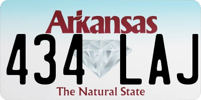 AR license plate 434LAJ