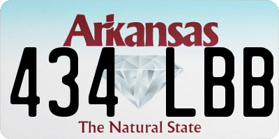 AR license plate 434LBB