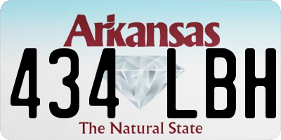 AR license plate 434LBH
