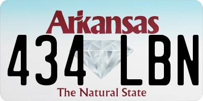 AR license plate 434LBN