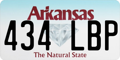 AR license plate 434LBP