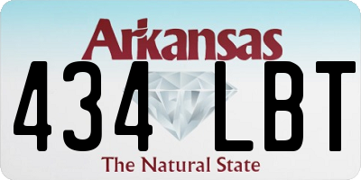 AR license plate 434LBT