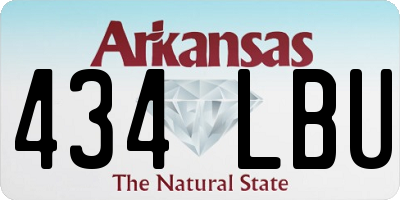 AR license plate 434LBU