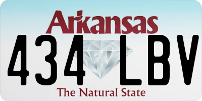 AR license plate 434LBV