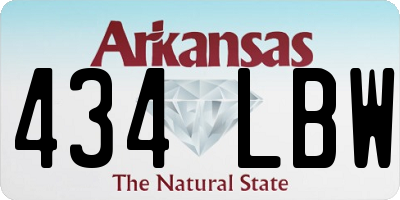AR license plate 434LBW