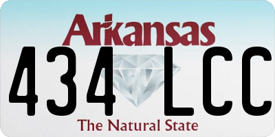 AR license plate 434LCC