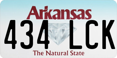 AR license plate 434LCK