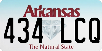 AR license plate 434LCQ