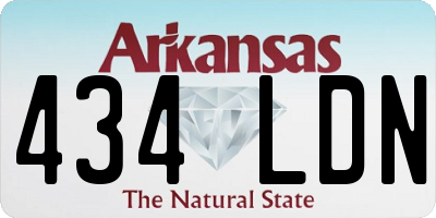 AR license plate 434LDN
