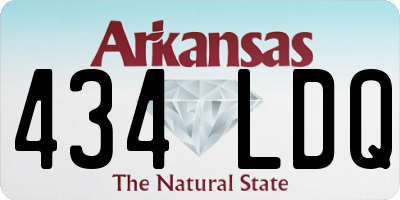 AR license plate 434LDQ