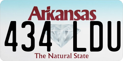 AR license plate 434LDU