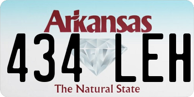 AR license plate 434LEH