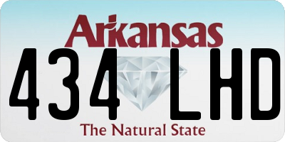 AR license plate 434LHD