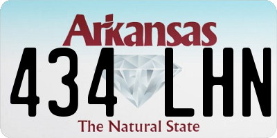 AR license plate 434LHN