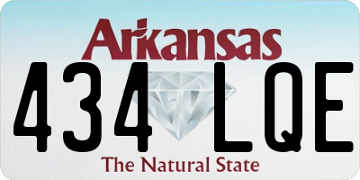 AR license plate 434LQE