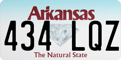 AR license plate 434LQZ
