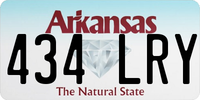 AR license plate 434LRY