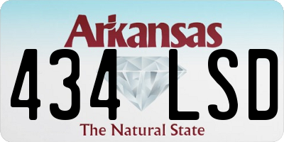 AR license plate 434LSD
