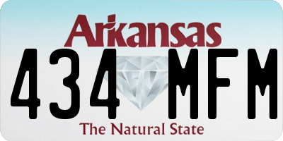 AR license plate 434MFM