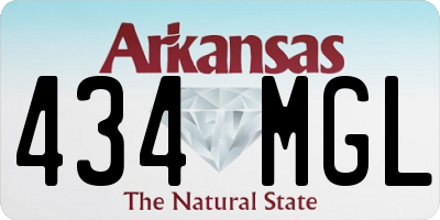 AR license plate 434MGL