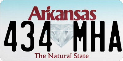 AR license plate 434MHA