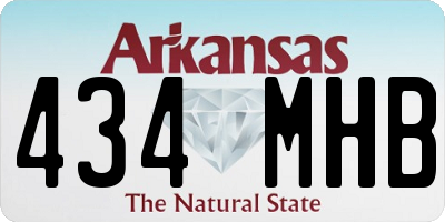 AR license plate 434MHB