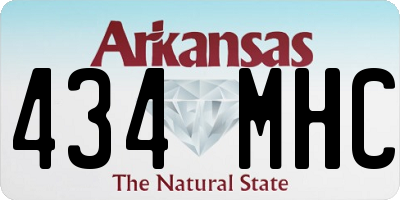 AR license plate 434MHC