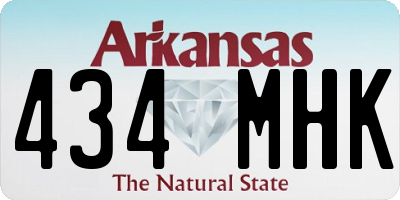 AR license plate 434MHK