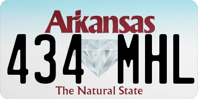 AR license plate 434MHL