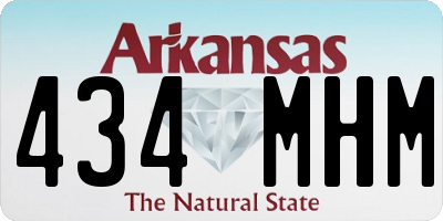 AR license plate 434MHM