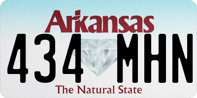 AR license plate 434MHN