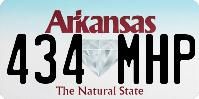 AR license plate 434MHP