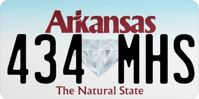 AR license plate 434MHS
