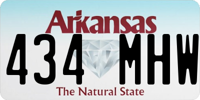 AR license plate 434MHW