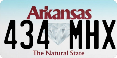 AR license plate 434MHX